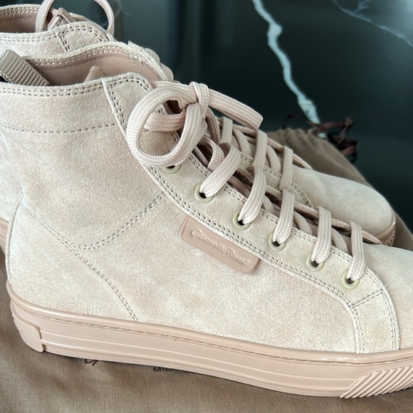Gianvito Rossi high top suede sneakers - Picture 2 of 3